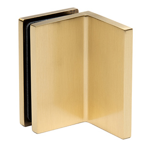 CRL Satin Brass Como Series Wall Mount Bracket