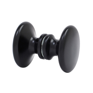 CRL Satin Brass Traditional Style Back-to-Back Shower Door Knobs