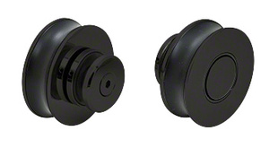 CRL Matte Black Replacement Rollers - 2/Pk