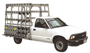 CRL 72" x 72" Aluminum Glass Rack for Mini Pickup Trucks