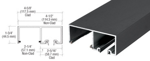 CRL Black Powder Coat 120" SSR Top Track