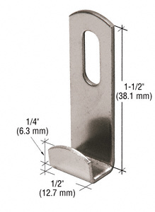 CRL 7WS 1/4 Plastic Mirror Clips and Screws