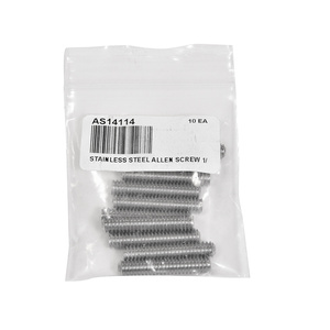 CRL 1/4" Plastic Screw Anchor With Shoulder - 100 Each - Pack Of 100 P1339C-XCP100