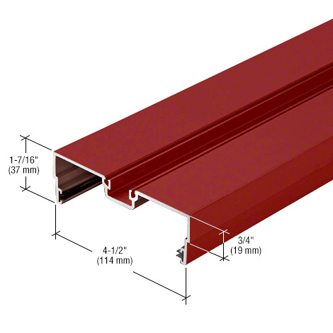 CRL-U.S. Aluminum Male Expansion Mullion with Weatherseal, Auto Zone ...
