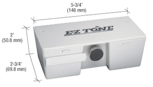 CRL Light Gray E-Z Tone Door Chime