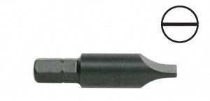 CRL 1/4" Hex Slotted Insert Bit for No. 14 Screw