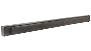 CRL Dark Bronze 48" Jackson® 1285 Push Pad Concealed Vertical Rod Left Hand Reverse Bevel Panic Exit Device