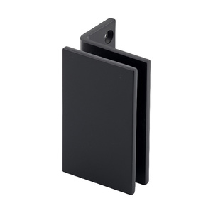 Matte Black Wall Mount Designer Series Glass Clamp
