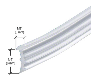 CRL Replacement Vinyl Gasket for 1/2" Fixed Panel for 290/295, 490/495 & 690/695 Series Sliding Door Systems