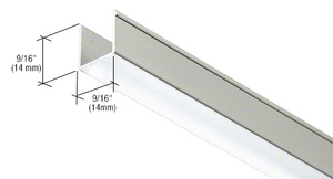 CRL 36" Brite Anodized Snap-in-Filler Insert for EZ-Adjust Header Kit