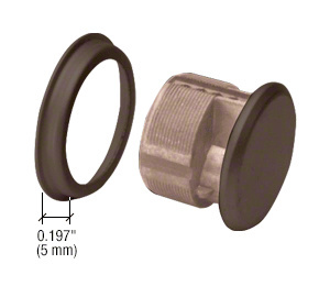 CRL Dark Bronze Mortise Dummy Cylinder