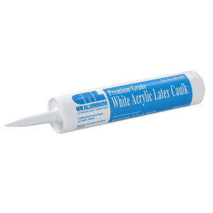 CRL15W White Premium Grade Acrylic Latex Caulk