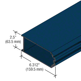 CRL-U.S. Aluminum Custom KYNAR® Paint 90 Degree Outside Corner Mullion for StormWall XL