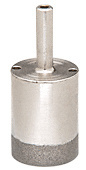 CRL 1-1/2" DCD Series Straight Shank Electro-Formed Diamond Drill