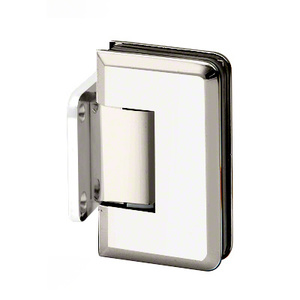 Polished Nickel Wall Mount with Short Back Plate Premier Series Hinge