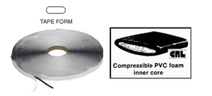 CRL 1/8" x 3/8" Tape Form Norex® Butyl Coated PVC Foam