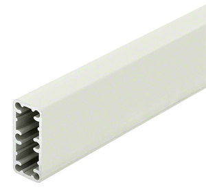 CRL Sky White Trimline 2-3/8" x 1-1/8" Aluminum Post