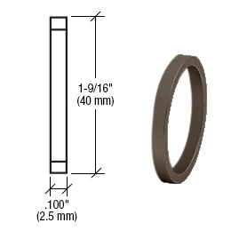 CRL Dark Bronze .100" Straight Cylinder Ring