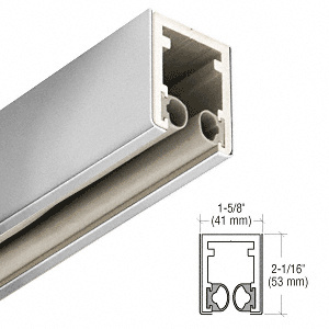 CRL-Blumcraft® Custom Polished Stainless 1-1/2" Head Channel for 1/2" Glass