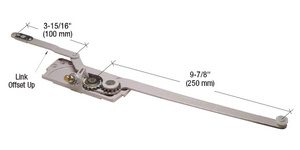 CRL Truth® 3-15/16" Left Hand Mechanism Only for EntryGard® Dual Arm Casement Window Operator