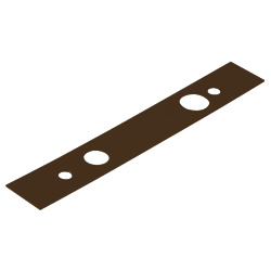 Dormakaba® Dark Bronze Anodized 8062 Walking Beam Top Pivot Cover Plate