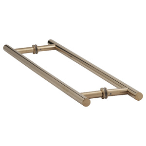 Polished Brass 18" Back to Back Ladder Pull Towel Bar