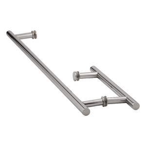 Polished Stainless Steel 8" X 24" Ladder Pull Towel Bar/Handle Combo