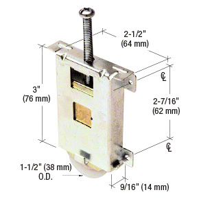 CRL 1-1/2" Nylon Wardrobe Door Roller for Monarch Mirror Door