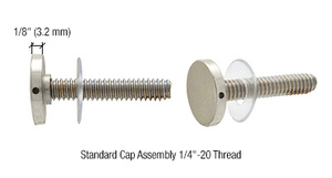 CRL Brushed Nickel BMNW Stud Replacement Set