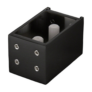 CRL Matte Black Replacement Track Holder Fittings