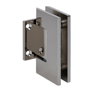 CRL Polished Nickel Geneva 074 Series Wall Mount Short Back Plate Hinge