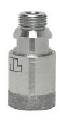 CRL 1-3/8" HBT Series Belgian Thread Electro-Formed Diamond Drill