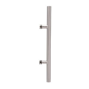 Brushed Nickel 12" Ladder Pull Single Mount Handle