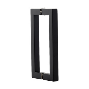 Oil Rubbed Bronze 8" Square Style Back-to-Back Handles