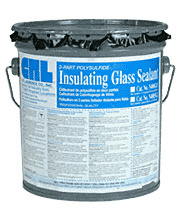 CRL Black Two-Part Polysulfide Insulating Glass Sealant - 1-1/2 Gallons
