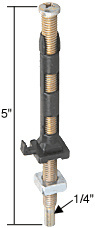 CRL 9/32" Bi-Fold Door Bottom Pivot Rod