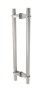 CRL Polished Stainless 28" Variant Series Adjustable Pull Handle with VP1 Mounting Post