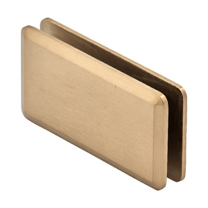 Satin Brass 180 Glass to Glass Premier Series Clip