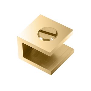 CRL Brass Set Screw Clamp for 3/16" to 1/4" Glass - 10/Pk
