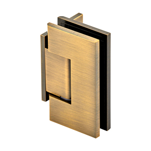 Antique Brass Wall Mount with Offset Back Plate Maxum Series Hinge