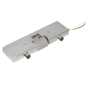 CRL Brushed Stainless Electric Strike Keeper for Single Doors with Full Top Rail- Fail Secure