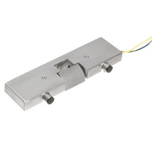 CRL Brushed Stainless Electric Strike Keeper for Single Patch Fitting Doors with Top Patch Rail