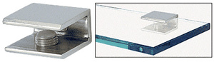 CRL Polished Chrome Small Square Interior Shelf Clamp