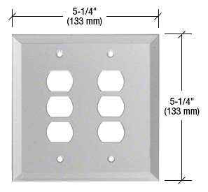 CRL Gray Six Despard Glass Mirror Plate