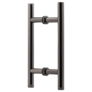 Gun Metal 6" Ladder Pull Back to Back Handles