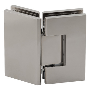 Polished Nickel 135° Glass to Glass Maxum Series Hinge