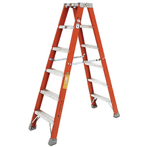 CRL 6' Heavy-Duty Fiberglass Ladder