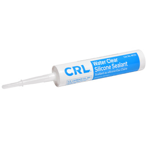 CRL Water Clear Silicone Sealant - 10.3 Fluid Ounce Cartridge