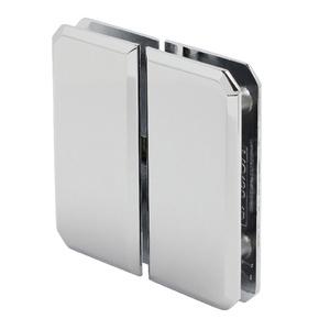 CRL Chrome Monaco 182 Series 180 Degree Glass-to-Glass Hinge Swings In Only