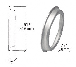 CRL Aluminum .197" Flared Cylinder Ring